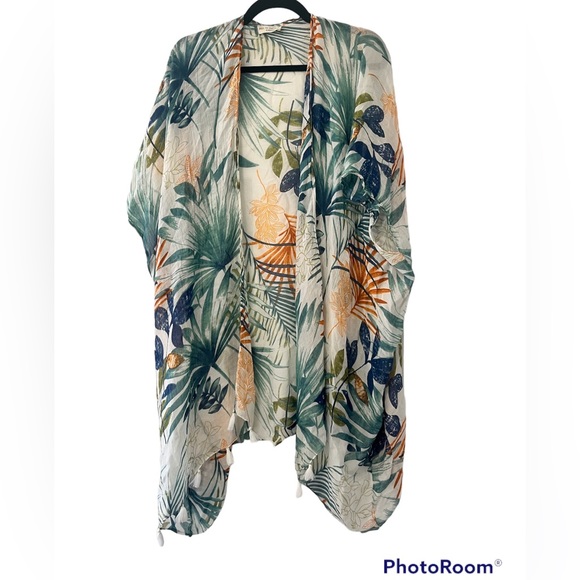 Pool to Party Other - 🌴 Pool To Party Branch Breeze Tropical Cover Up, One Size